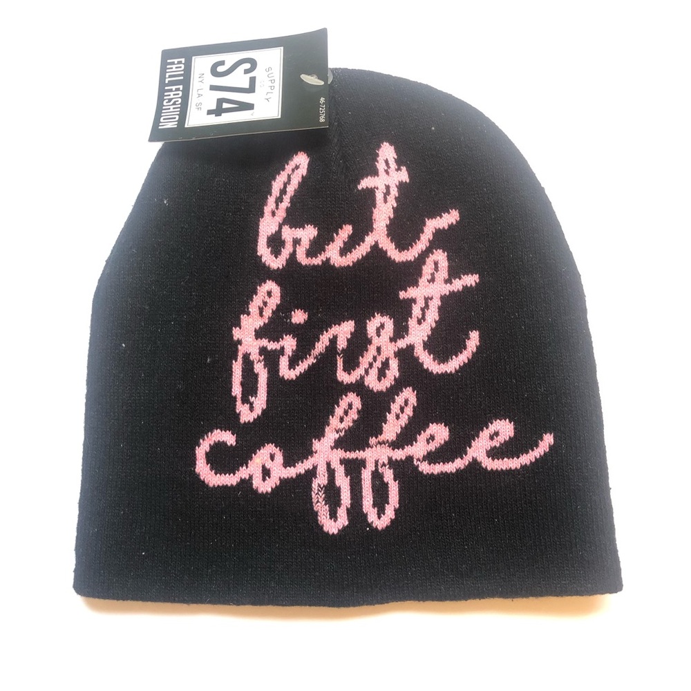 but first coffee beanie